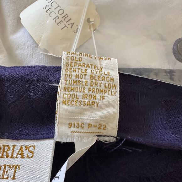 NWT Vintage Victoria's Secret Gold Label Button Cami‎ | Purple Blue | SZ Large - Picture 10 of 10